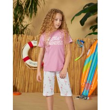 Weweus Lila Kız Çocuk Pijama Takımı 822