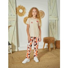 Weweus Bej Kız Çocuk Pijama Takımı 826