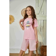 Weweus Pembe Kız Çocuk Pijama Takımı 827