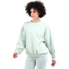 Sportive Luna Kadın Yeşil Günlük Stil Sweatshirt 24YKTL13D22-YSL