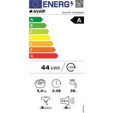 Arçelik 9122 Pm 9 kg 1200 Devir Çamaşır Makinesi