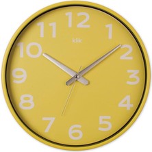 Regal Simplex Joy Duvar Saati Sarı