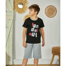Weweus Erdem Weweus Siyah Erkek Çocuk Pijama Takımı 817