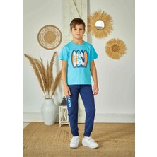 Weweus Erdem Weweus Mavi Erkek Çocuk Pijama Takımı 815