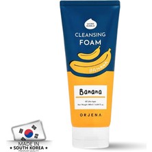 Orjena Smile Day Cleansing Foam -Banana-Muz Özlü Besleyici Ve Nemlendirici Yüz Temizleme Köpüğü -180ml