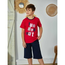 Weweus Erdem Weweus Kırmızı Erkek Çocuk Pijama Takımı 817