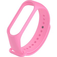 Prolysus Xiaomi Mi Band 2 Uyumlu Kordon Zore Pembe Açık