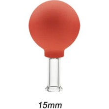 Naturachi Silikon Vakumlu Göz ve Dudak İçin Cam Masaj Kupası No:1 Turuncu