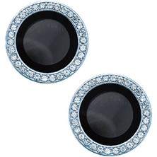 Prolysus iPhone 15 Uyumlu Zore Cl-06 Kamera Lens Koruyucu-Mavi Açık