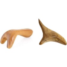 Naturachi Madero Terapi Ahşap Graston Masaj Aparatı 2 Li Set Model B