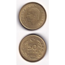 Benim Koleksiyonum 50 Lira (1988) Çil Eski Madeni Para
