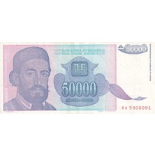 Benim Koleksiyonum Yugoslavya, 50.000 Dinar (1993) P#130 Çt/ççt