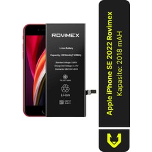 Rovimex Apple iPhone SE 2022 Batarya Pil -  2018 mAh