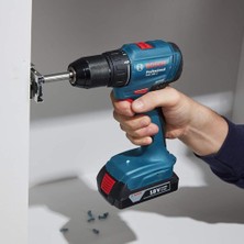 Bosch Professional Gsr 185-LI 2.0 Ah + 3.0 Ah Çift Akülü Vidalama Makinesi