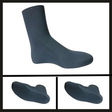 Savex Uyguna-Yakala Siyah S 38-39 Neopren Termal Mest ÇORAP-MLZ.103