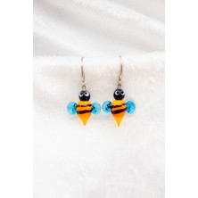 Hanecambaz Murano Cam Arı Küpe