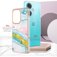 MY Boutique1 Oneplus Nord Ce 3 Için Kılıf Mermer Desen Koruma Yumuşak Tampon Ince Tpu (Yurt Dışından)