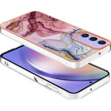 MY Boutique1 Samsung Galaxy A15 5g Tampon Darbeye Dayanıklı Tpu Mermer Silikon ile Uyumlu (Yurt Dışından)