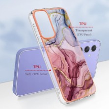 MY Boutique1 Samsung Galaxy A15 5g Tampon Darbeye Dayanıklı Tpu Mermer Silikon ile Uyumlu (Yurt Dışından)