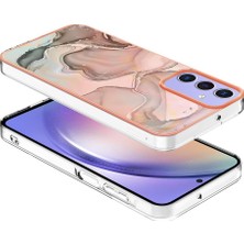 MY Boutique1 Samsung Galaxy A15 5g Tampon Darbeye Dayanıklı Tpu Mermer Silikon ile Uyumlu (Yurt Dışından)