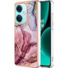 MY Boutique1 Oneplus Nord Ce 3 Tampon Mermer Darbeye Dayanıklı Tpu Silikon ile Uyumlu (Yurt Dışından)