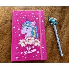 Gojoy Catch Unicorn Temalı Defter ve Jel Kalem Seti