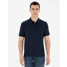 Pierre Cardin Erkek Lacivert Slim Fit Tişört 50292609-VR033