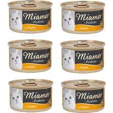 Miamor Kedi Konserve Pastete Tavuklu  85 Gr. x 6 Adet
