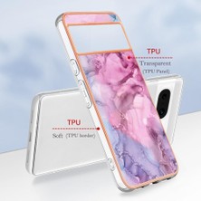 BDT Market Google Pixel 8 5g Tpu Silikon Mermer Uyumlu Telefon Kılıfı (Yurt Dışından)