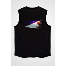 Darkhane Amerikan Samoası - American Samoa Siyah Unisex Kolsuz Tişört Kesik Kol T-Shirt