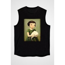 Darkhane Diş Hekimi Siyah Unisex Kolsuz Tişört Kesik Kol T-Shirt