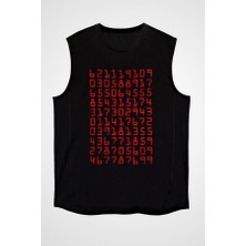 Darkhane Bilgisayar Programcısı Siyah Unisex Kolsuz Tişört Kesik Kol T-Shirt