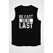 Darkhane Maraton Siyah Unisex Kolsuz Tişört Kesik Kol T-Shirt