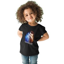 Darkhane Nikola Tesla Alıntı Siyah Unisex Çocuk Tişört T-Shirt