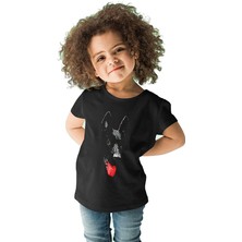 Darkhane K-9 Alman Kurdu Siyah Unisex Çocuk Tişört T-Shirt