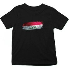 Darkhane Irak - Iraq Siyah Unisex Çocuk Tişört T-Shirt