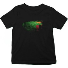 Darkhane Zambiya - Zambia Siyah Unisex Çocuk Tişört T-Shirt