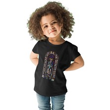 Darkhane Notre Dame Katedrali Siyah Unisex Çocuk Tişört T-Shirt