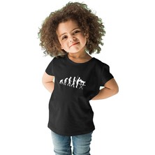 Darkhane Veteriner Evrimi Siyah Unisex Çocuk Tişört T-Shirt