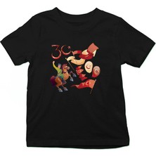 Darkhane 30 Ağustos Zafer Bayramı Siyah Unisex Çocuk Tişört T-Shirt