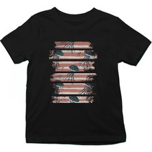 Darkhane Deniz Anası Siyah Unisex Çocuk Tişört T-Shirt