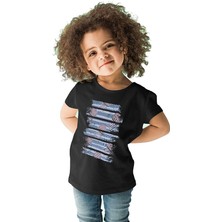 Darkhane Deniz Anası Siyah Unisex Çocuk Tişört T-Shirt