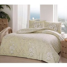 Taç Ranforce Tek Kişilik Nevresim Takımı Lily Gri