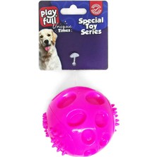 Playfull Plastik Renkli Top Köpek Oyuncağı 6 Cm