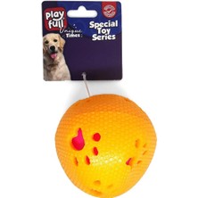 Playfull Öten Pati Desenli Plastik Top Köpek Oyuncağı 7.5 Cm