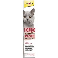 Gimcat Duo Paste Anti-Hairball Tavuklu Malt Kedi Macunu 50gr