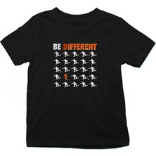 Darkhane Kayak Siyah Unisex Çocuk Tişört T-Shirt