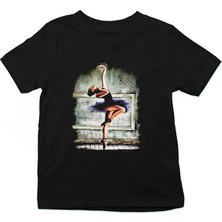 Darkhane Bale Siyah Unisex Çocuk Tişört T-Shirt