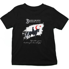 Darkhane 29 Ekim Cumhuriyet Bayramı Siyah Unisex Çocuk Tişört T-Shirt