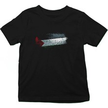 Darkhane Filistin - Palestine Siyah Unisex Çocuk Tişört T-Shirt